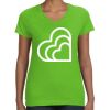 Women's V-Neck Fine Jersey Tee Thumbnail