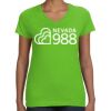 Women's V-Neck Fine Jersey Tee Thumbnail